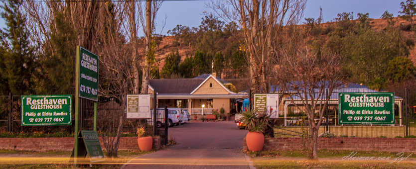 Resthaven Guesthouse Frontal View